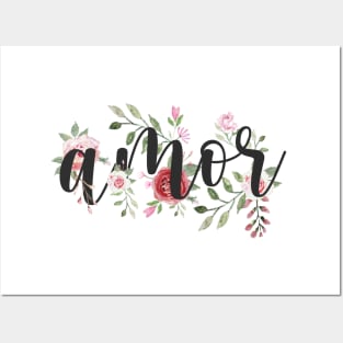 Amor in watercolor Posters and Art